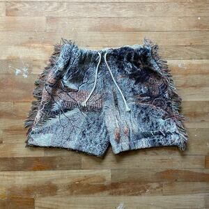 Coup de Stallion Upcycled Tapestry Shorts Size "36